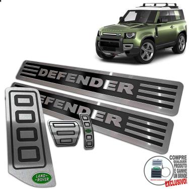 Imagem de Descanso Pedaleira Soleira Land Rover Defender 20 2021 Preto