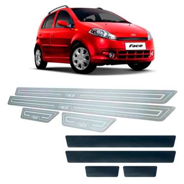 Imagem de Soleira + Vinil Chery Face 2010 Até 2015