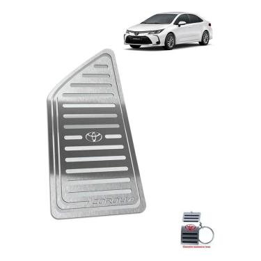 Imagem de Descanso De Pé Em Aço Inox Toyota Corolla 2020 Prata