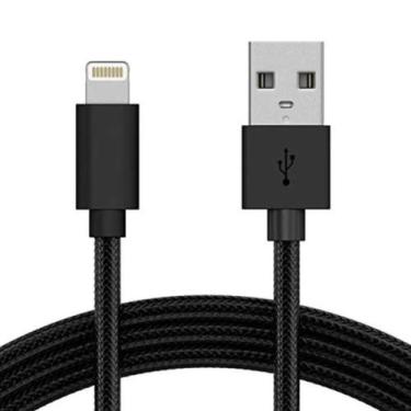 Imagem de Cabo Usb A Para Lightning Preto Econômico Confiável - Mdm