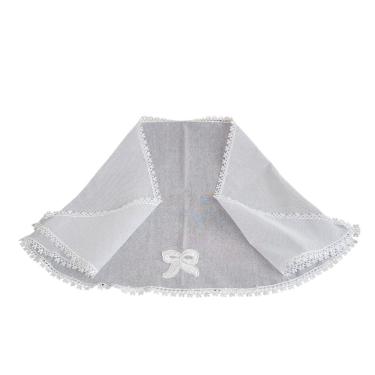 Imagem de Véu Ccb infantil Bebê com aplicação de laço com strass