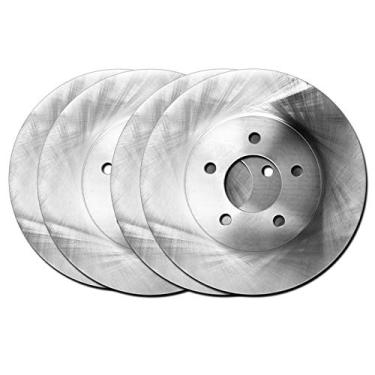 Imagem de Serve para discos de freio HartBrakes dianteiros traseiros dianteiros 2007-2012 Sentra