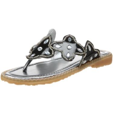 Imagem de JOSMO Sandália Lydia para crianças, Preto, 4 Big Kid