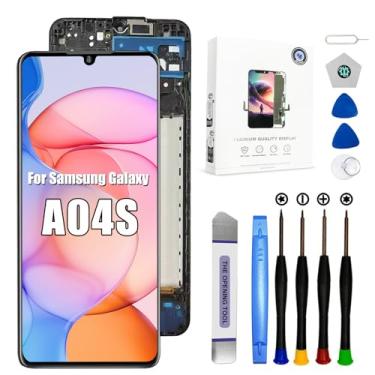 Imagem de EFAITHFIX Tela de substituição para Samsung Galaxy A04S A047 com moldura de tela LCD de 6,5 polegadas digitalizador para Samsung A047U A047A A047W A047F/DS Montagem de tela sensível ao toque com