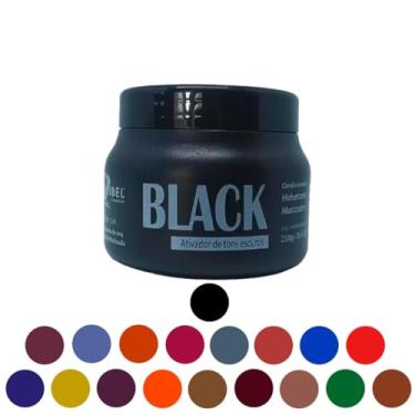 Imagem de Mascara Matizadora Mairibél Profissional 250g Escolha Cor (Preto Black)