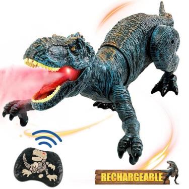 Imagem de Brinquedo de dinossauro Tyrannosaurus Rex com controle remoto para cri