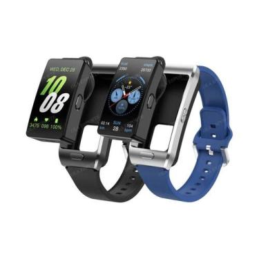 Imagem de Relógio Inteligente Unissex Com GPS E Bluetooth 2 Em 1 Com Fones De Ou