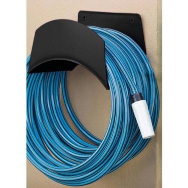 Imagem de Suporte Para Mangueira Preto 20 x 12 x 10cm - JW Shop, Preto