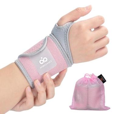 Imagem de Pacote com 2 pulseiras INDEEMAX Copper Carpal Tunnel Compression