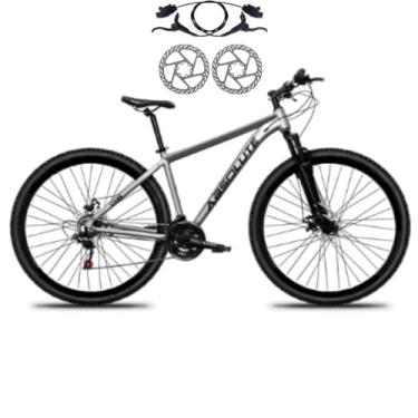 Imagem de Bicicleta Aro 29 Absolute Nero 5 21V MTB Aluminio Freio Hidráulico Suspensão 80mm Unissex (Cinza, 13)