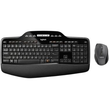 Imagem de Logitech 920002416 MK710 Wireless Desktop Set, Keyboard/Mouse, USB, Black (LOG920002416)