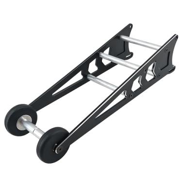 Imagem de Aluminum Adjustable Wheelie Bar Kit for 1/10 Slash 2WD, Rustler, Bandit – RC Car Tail Wheel Assembly Upgrade Parts for Improved Stability and Durability