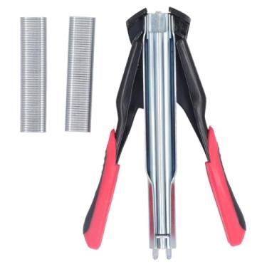 Imagem de YOUTHINK Kit de Alicate de Anel de Porco para Economia de Trabalho, Ferramenta de Braçadeira Tipo C para Cercas de Arame, Galinheiros Com Alicate Manual Com Mola de Aço Inoxidável para