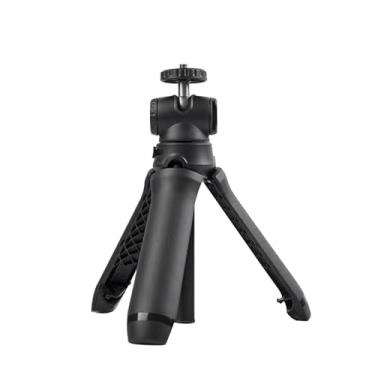 Imagem de Diydeg Tripé com bastão para selfie para smartphone e câmera, suporte extensível de 49 cm para celular com tripé para câmera com sapata giratória de 360° e rosca de 1/4 pol