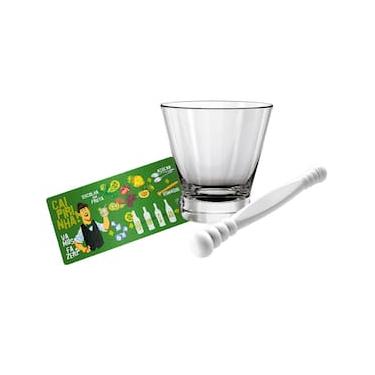 Imagem de Kit Caipirinha Euro Bartender VDR0632BT em Vidro – 3 Peças