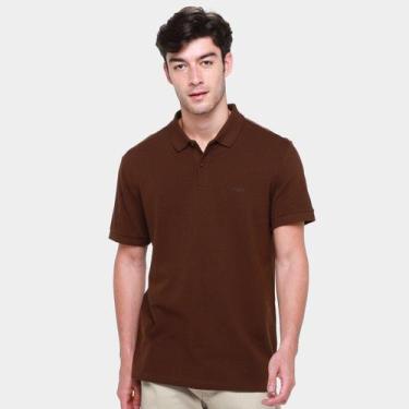 Imagem de Camisa Polo Forum II Masculina, Marrom, GG