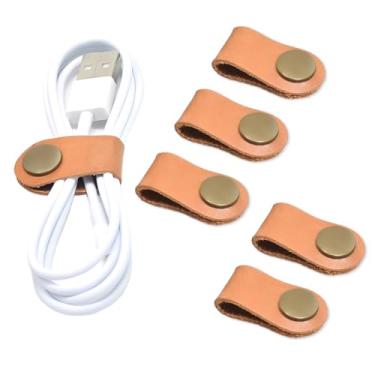 Imagem de 5 suportes para cabos, organizador de cabos, suporte USB, alças de cabo, capa de fone de ouvido, enrolador de fone de ouvido, prendedores de fone de ouvido