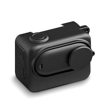 Imagem de Capa de silicone para câmera Insta360 GO 3S PULUZ com tampa de lente e alça (preto)