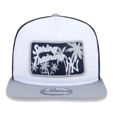 Imagem de BONÉ NEW ERA 950 NEW YORK YANKEES SPRING TRAINING TRUCKER BRANCO MARINHO-Masculino