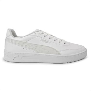 Imagem de Tênis Masculino Puma Court Classic Clean Branco/Cinza 38