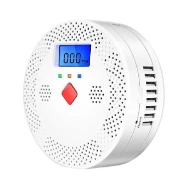 Imagem de Detector De Monóxido De Carbono Inteligente WiFi Alarme 85dB Som Displ