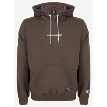 Imagem de Moletom Dc Shoes Fech Baseline Marrom Escuro-MARROM ESCURO-P-Masculino