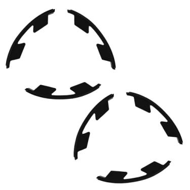 Imagem de 6 Peças Suporte de Copo Carro Preto Limitador de Inserção, Estabilizador Garrafa Água Silicone Antivibração Autoadesivo Universal para Carros Camiões Reboques e Veículos