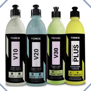 Imagem de Kit Vonixx Polimento Automotivo Completo 4 Produtos