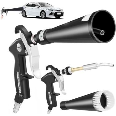 Imagem de Pistola De Limpeza A Seco, Pistola De Limpeza De Carro, Pistola De Ar Comprimido De Alta Pressão, Pistola De Limpeza Detalhada De Carro Para Painel De Carpete, Assento De Couro, Remove Rapi