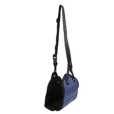 Imagem de SPYMINNPOO Rede para Pés, Estilingue Portátil Ajustável, Descanso para Os Pés, Rede para Escritório de Viagens de Avião (-marinho)