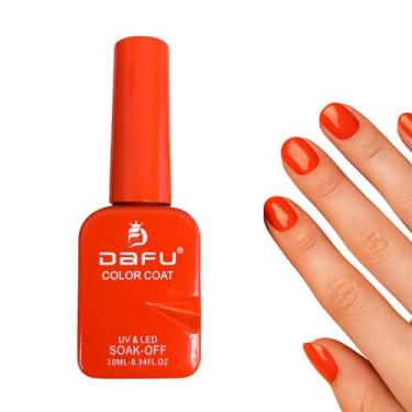 Imagem de Esmalte Gel 10ml Led/Uv Para Unhas Alongamento Nail Design Dafu, Cor M