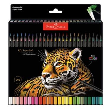 Imagem de Ecolápis De Cor Supersoft-50 Cores Fsc*