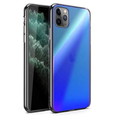 Imagem de ZIZO Capa Refine Series para iPhone 11 Pro Max - Capa ultrafina fina refletiva holográfica multicolorida - Horizon