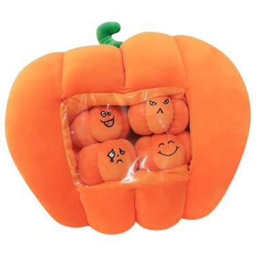 Imagem de Boneca de brinquedo de pelúcia Pumpkin 40cm Cartoon Halloween Vege