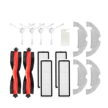 Imagem de Compatible With Xiaomi Robot Vacuum X10 Robot Vacuum Cleaner Parts Replacement Main Side Brush Hepa Filter Mop Cloth Dust Bag Accessories(Pink)