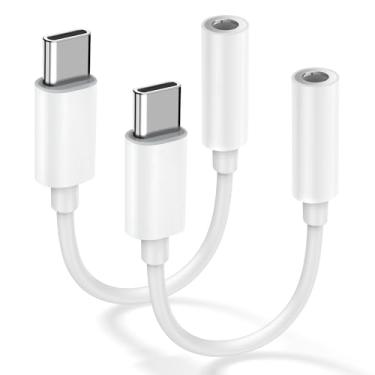 Imagem de Adaptador de fone de ouvido USB-C para áudio de 3,5 mm, adaptador tipo C para cabo auxiliar compatível com Apple iPhone 17/16/15/iPad/MacBook e Galaxy S25/S24/S23/S22/S21Ultra, Note - HiFi pacote com