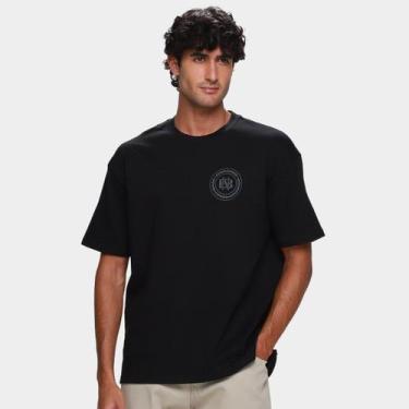 Imagem de Camiseta Nicoboco Honu Masculina, Preto, G