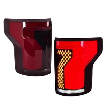 Imagem de Luzes traseiras de LED completas adequadas para Ford F150 2015-2020 conjunto de lanterna traseira conjunto de freio conjunto de lâmpada reversa montagem de lâmpada traseira
