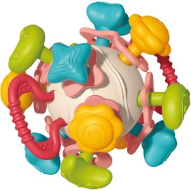 Imagem de Zoop Toys Chocalho Infantil Multissensorial Bola Divertida