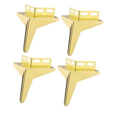 Imagem de 4Pcs Cold Rolled Steel Furniture Legs Sofa Bed Legs Cabinet Foot Supports Strong Structure Easy Install for Home Office