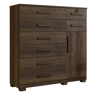 Imagem de Cômoda Pernambuco 8 Gavetas 1 Porta Com Sapateira - Benetil