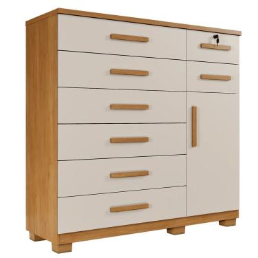Imagem de Cômoda New Vitoria 8 Gavetas Com Sapateira - Benetil
