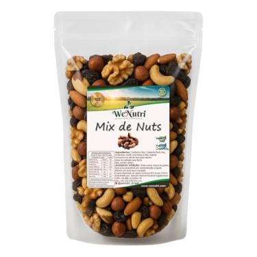 Imagem de Mix De Nuts Amêndoas/Caju/Pará/Nozes/Uva Passa 500g Wenutri