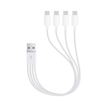Imagem de Cabo Divisor Universal 6 Em 1 Micro USB Tipo C Para iPhone Android Sam