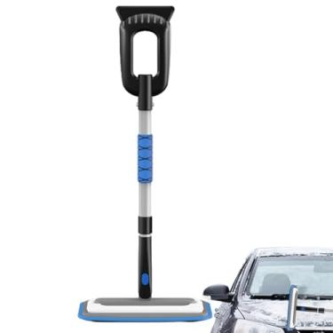 Imagem de Shakven Raspador de para carro, escova de neve para carro e raspador de - Ferramenta de remoção de neve raspador de carro | Escova de neve para carro, raspador de, deextensível para janela, removedor