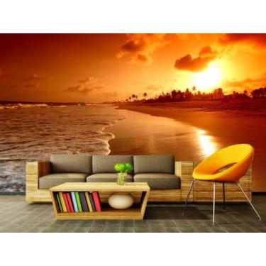 Imagem de Papel de Parede Painel Fotográfico Praia 48 -1,00 X 1,00 - Voce Decora
