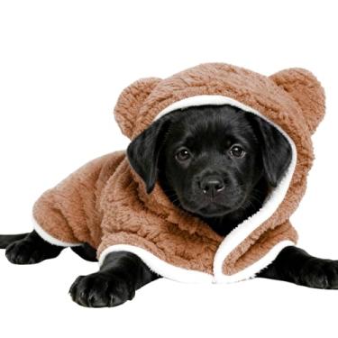 Imagem de Cobertor de cachorro – Casaco de fantasia quente para filhotes de cachorro – Capa para filhotes de cachorro chihuahua gatinho animal Halloween inverno Natal