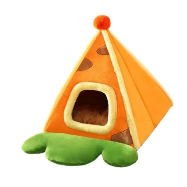 Imagem de IEUDNS Tenda portátil para gatos, casinha para gatinhos, tipo caverna, com almofada, respirável, cama para animais de estimação, ideal para, L