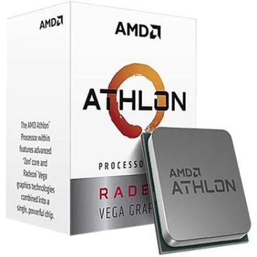 Imagem de Processador AMD Athlon 3000G, 3.5GHz, Cache 5MB, Dual Core, 4 Thread, AM4, Radeon VEGA 3 - YD3000C6FBBOX