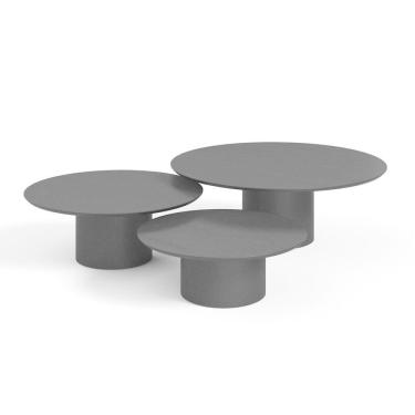 Imagem de Conjunto Mesa De Centro Ava Em Madeira Preto